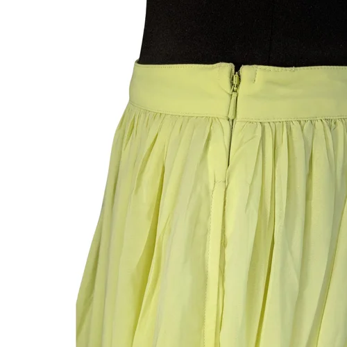 Żółta Spódnica Maxi NES Haft Cekiny 40 - zdjęcie 5