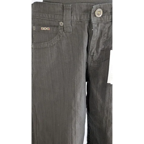 Czarne Spodnie BDG Kayla Lowrider W Paski XL - zdjęcie 5