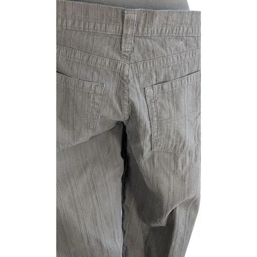 Czarne Spodnie BDG Kayla Lowrider W Paski XL - zdjęcie 6