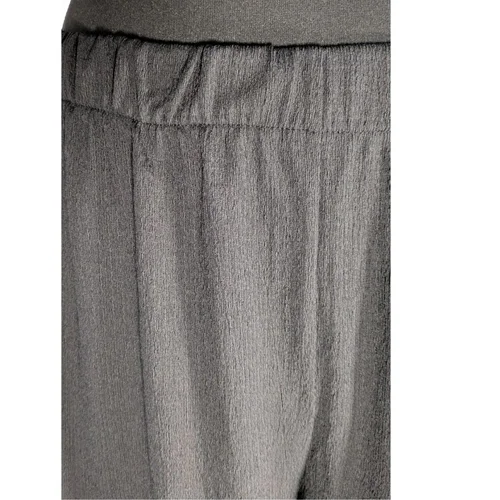 Czarne Spodnie Szerokie Bigdart 38 (M) Palazzo Gumka - zdjęcie 10