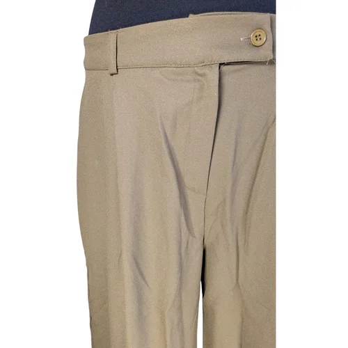 Brązowe Spodnie Materiałowe Trendyol Wide Leg 42 - zdjęcie 4