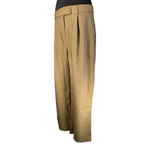 Brązowe Spodnie Materiałowe Trendyol Wide Leg 42 - zdjęcie 9