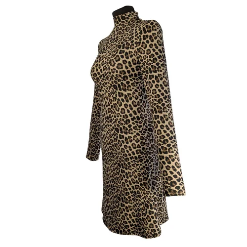 Sukienka Mini New Look w Panterkę Długi Rękaw 34 - zdjęcie 6