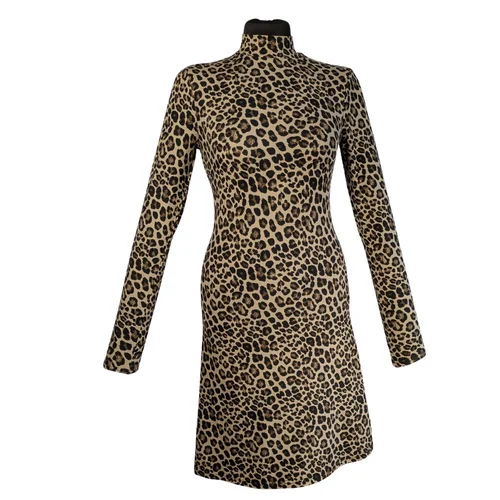 Sukienka Mini New Look w Panterkę Długi Rękaw 34 - zdjęcie 7