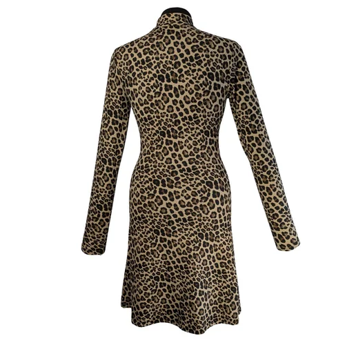 Sukienka Mini New Look w Panterkę Długi Rękaw 34 - zdjęcie 8