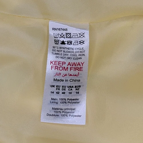 Żółta Sukienka Gorsetowa Koktajlowa OASIS w Kwiaty Tulipany Rozmiar 42 XL - zdjęcie 11