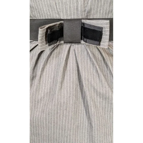 Szara Sukienka w Prążki Pinstripe River Island 40 - zdjęcie 5