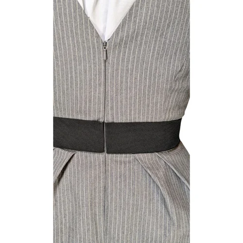 Szara Sukienka w Prążki Pinstripe River Island 40 - zdjęcie 4