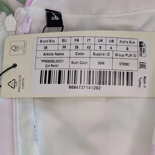 Sukienka Mini TRENDYOL Gorsetowa w Kwiaty Rozmiar 36 S - zdjęcie 11