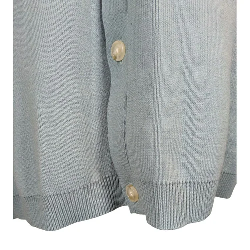 Błękitne Dzianinowe Polo w Kwiaty Topman XXL - zdjęcie 7