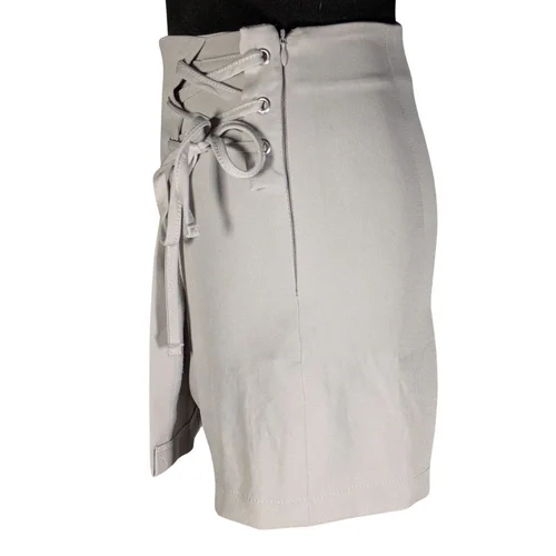 Szare Spódnicospodenki Trendyol 32 Skort Sznurowanie - zdjęcie 7