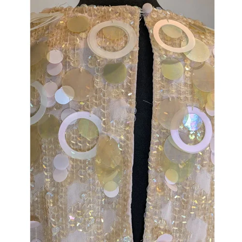 Zjawiskowy Top Cekinowy 3D Open Back ASOS Edition R.44 - zdjęcie 3