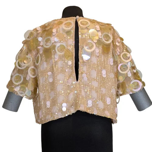 Zjawiskowy Top Cekinowy 3D Open Back ASOS Edition R.44 - zdjęcie 8