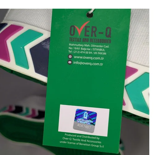 Białe Trampki Damskie Benetton z Kolorową Podeszwą 37 - zdjęcie 9