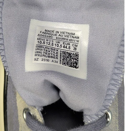 Trampki Converse Chuck 70 Low A06539C Niebieskie Rozmiar 44.5 - zdjęcie 3