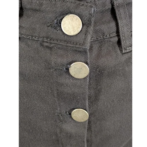 Trend Alaçatı – Czarna Spódnica Jeansowa Button-Down 36 (S) - zdjęcie 6