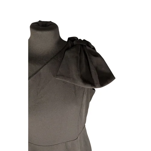 Trendyol – Czarna Elastyczna Sukienka Midi 42 - zdjęcie 2