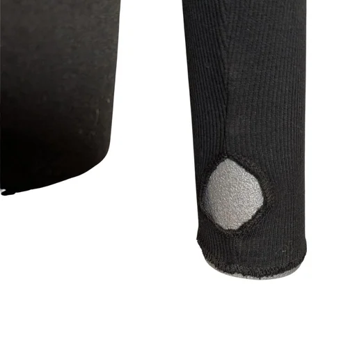 Prążkowany Top Damski Z Długim Rękawem Trendyol Czarny 40 - zdjęcie 7