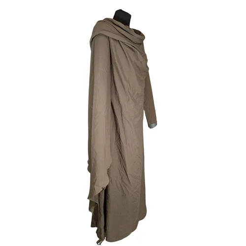 Beżowa Sukienka Maxi Trendyol Modest 42 - zdjęcie 6