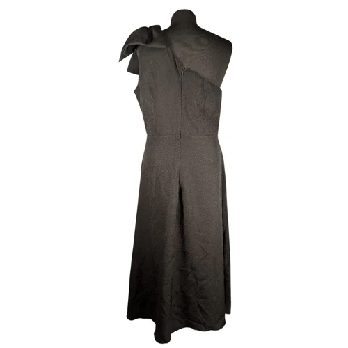 Trendyol – Czarna Elastyczna Sukienka Midi 42 - zdjęcie 6