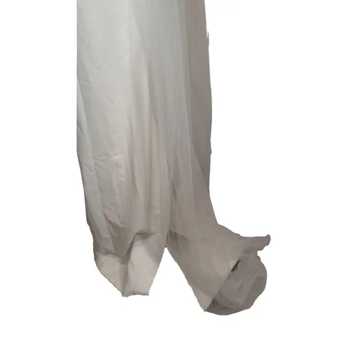 Biała Suknia Ślubna Trendyol Wedding z Perłami i Tiulem 36 - zdjęcie 5