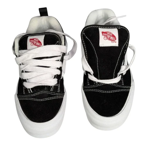 Vans Knu Skool – Czarne Sneakery Chunky Style – 36 - zdjęcie 3