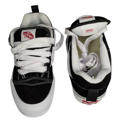 Vans Knu Skool – Czarne Sneakery Chunky Style – 36 - zdjęcie 4