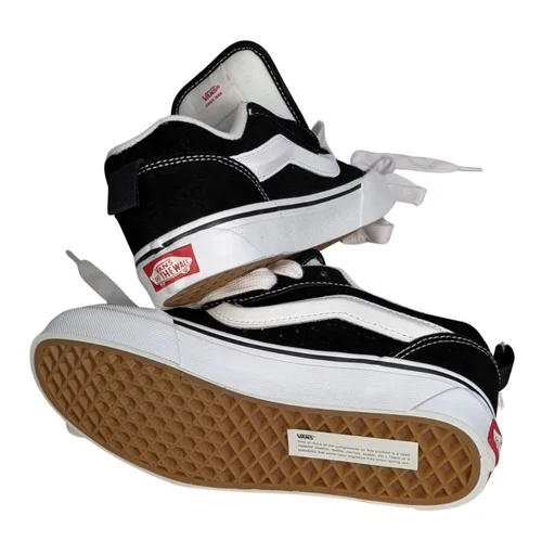 Vans Knu Skool – Czarne Sneakery Chunky Style – 36 - zdjęcie 7