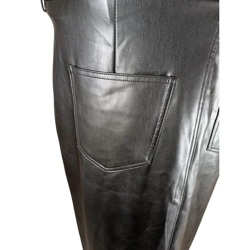 Spódnica Midi z Eko-Skóry Vero Moda Curve Czarna 54 - zdjęcie 4