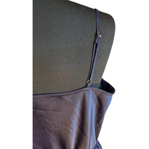 Y.A.S – Satynowa Sukienka Midi na Ramiączkach XL - zdjęcie 7