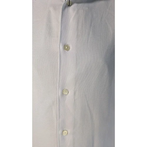 Biała Męska Koszula Zara Easy Iron Regular Fit S - zdjęcie 6