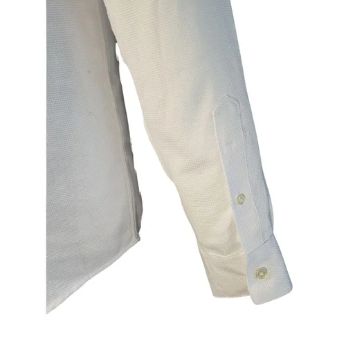 Biała Męska Koszula Zara Easy Iron Regular Fit S - zdjęcie 7