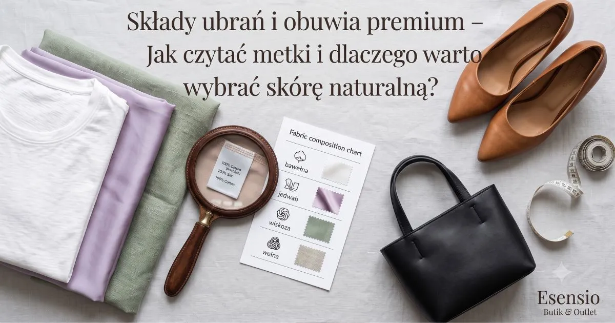 Składy ubrań i obuwia premium – Jak czytać metki i dlaczego warto wybrać skórę naturalną?