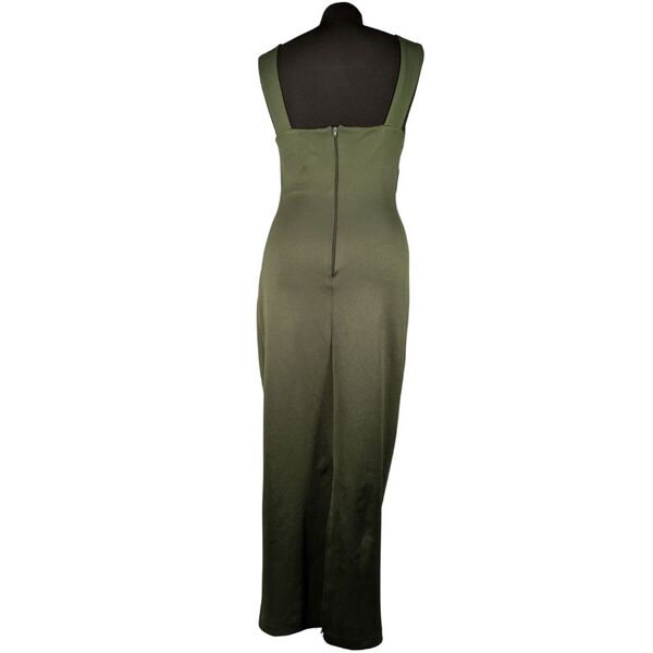 Oliwkowa Sukienka Maxi Asos Design Drapowana Rozmiar 38 - zdjęcie 3
