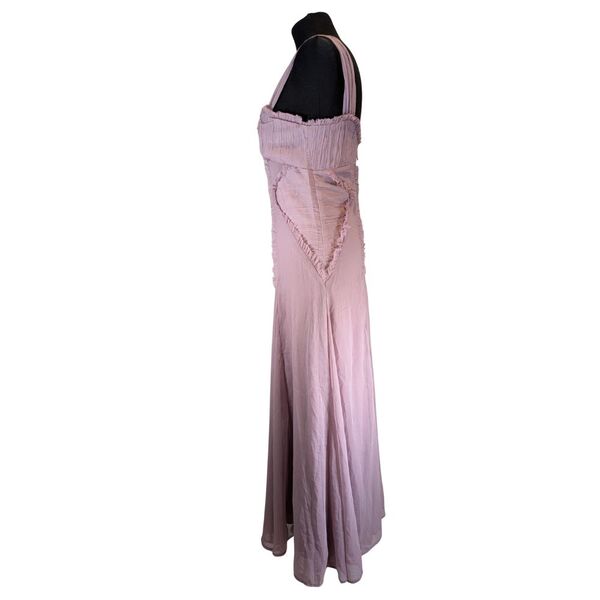 ASOS DESIGN Sukienka Maxi Pudrowy Róż 34 - zdjęcie 4