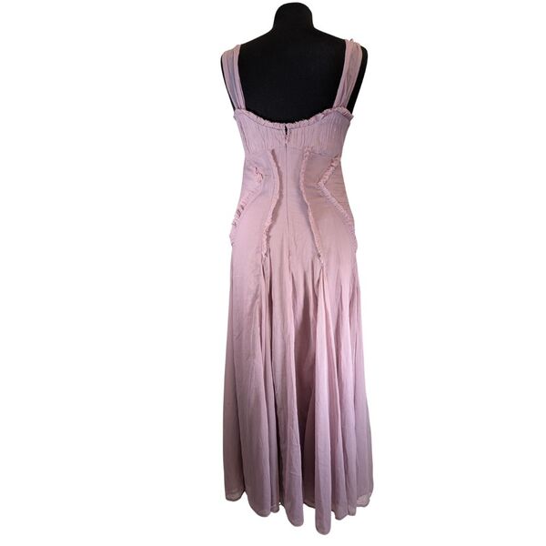 ASOS DESIGN Sukienka Maxi Pudrowy Róż 34 - zdjęcie 5
