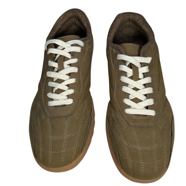 ASOS DESIGN Sneakersy Męskie Oliwkowe Zamszowe EU 44 - zdjęcie 3