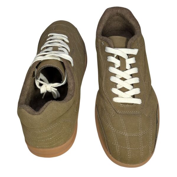 ASOS DESIGN Sneakersy Męskie Oliwkowe Zamszowe EU 44 - zdjęcie 4