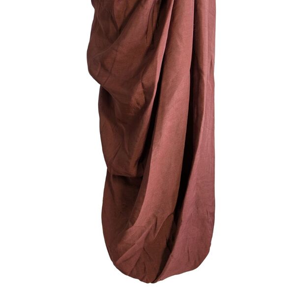 ASOS DESIGN Sukienka Bandeau Drapowana Bordowa Rozmiar 34 - zdjęcie 9
