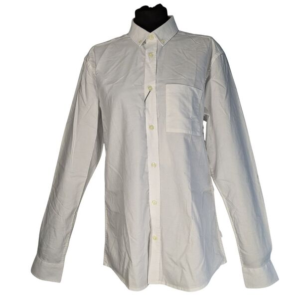 Only & Sons Biała Koszula Męska Oxford Slim Fit L - zdjęcie 4