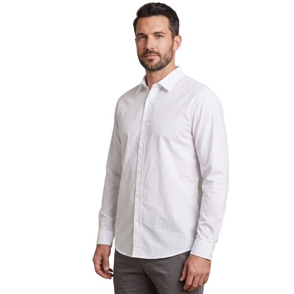 Biała Koszula Męska TUDORS Slim Fit L (40)