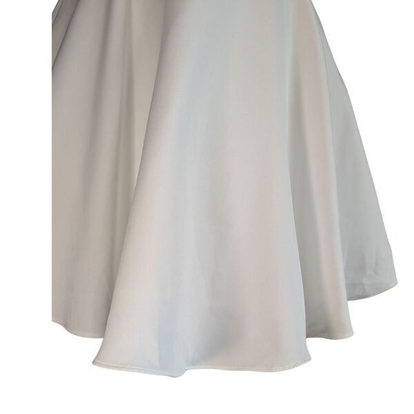 Eli Store Sukienka Midi Elegancka Biała Rozkloszowana z Kokardą Rozmiar M - zdjęcie 9
