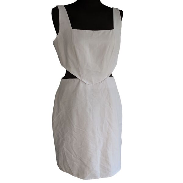 Trendyol Sukienka Mini Cut-Out Gorsetowa Biała 38 - zdjęcie 4