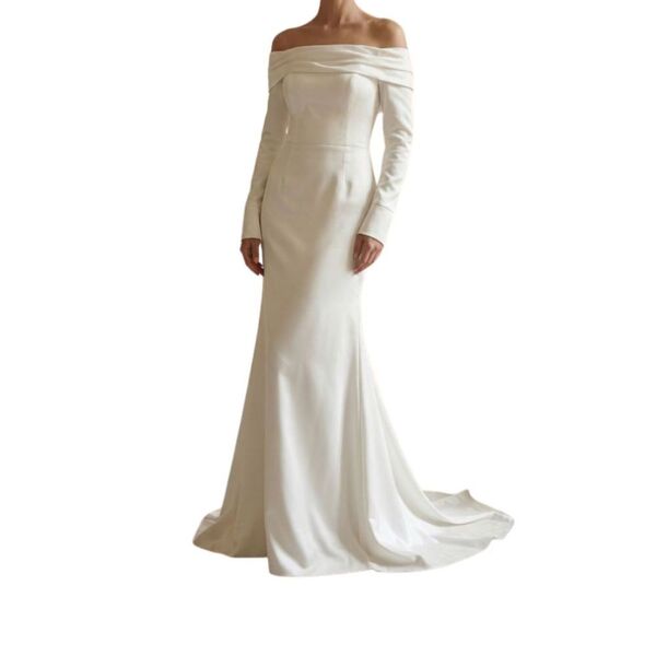 Biała Suknia Wieczorowa Betty & Sam Clara Rybka 40