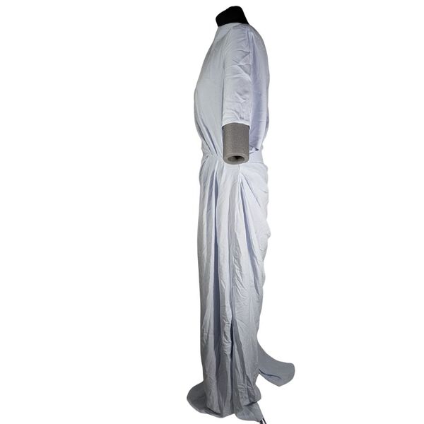 Błękitna Sukienka Maxi ASOS DESIGN Drapowana Rozmiar 42 - zdjęcie 3