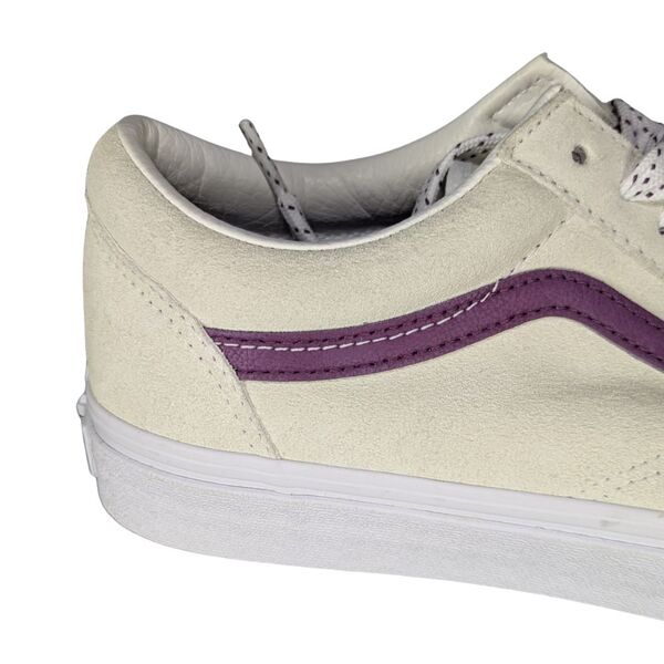 Męskie Trampki Vans Old Skool Zamszowe Kremowo-Fioletowe Rozmiar 42 - zdjęcie 5