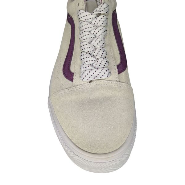 Męskie Trampki Vans Old Skool Zamszowe Kremowo-Fioletowe Rozmiar 42 - zdjęcie 11