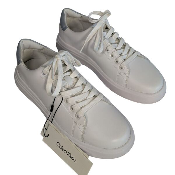 Białe sneakersy damskie CALVIN KLEIN Rozmiar 39 - zdjęcie 4