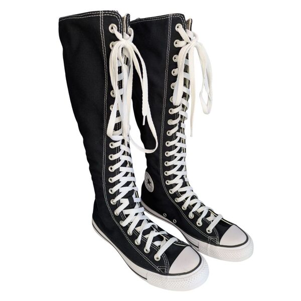 Converse Chuck Taylor All Star Knee High XX-Hi – Wysokie Trampki do Kolan Czarne 41
