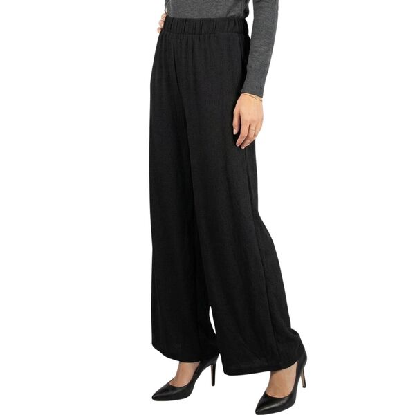 Czarne Spodnie Szerokie Bigdart 38 (M) Palazzo Gumka